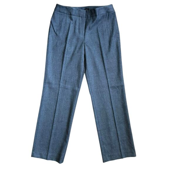 Jones NY Gray Trousers Work Pants Straight Leg Dress Pants Size 8P Corpcore NWT - Picture 1 of 9